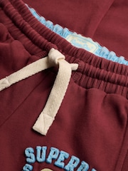 Superdry Red/Black Cult Hockey Joggers - Image 7 of 7