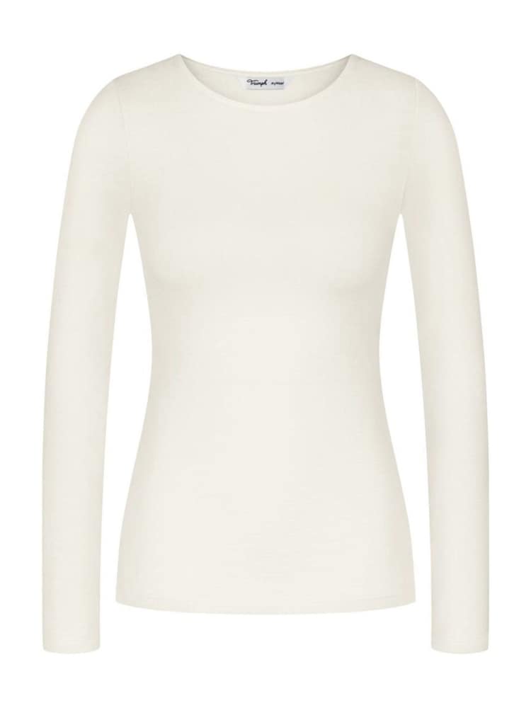 Triumph White Beauty Layers Long Sleeve Top - Image 5 of 5 Triumph White Beauty Layers Long Sleeve Top - Image 5 of 5