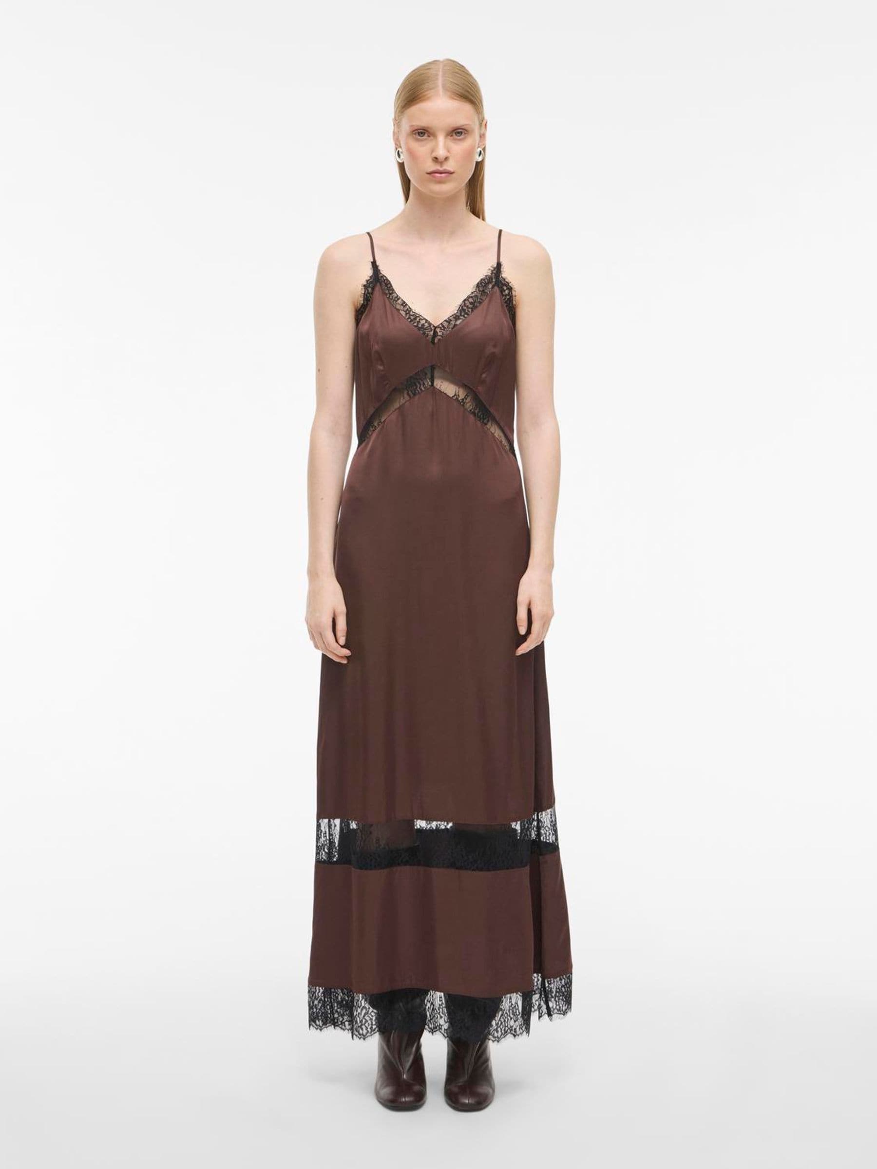 tadashi shoji lace panel dress Tadashi Shoji Long Sleeve Lace Cocktail Dress in Ivory/Petal main image 1