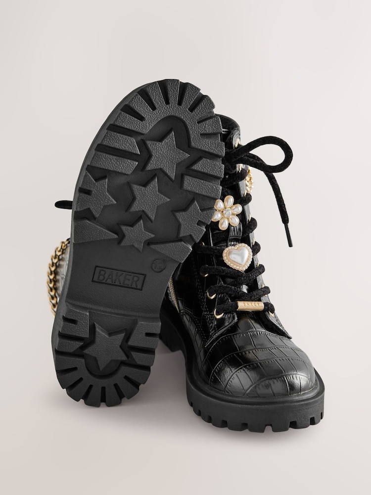 Baker by Ted Baker Charm Lace Up Boots - Image 7 of 7 Baker by Ted Baker Charm Lace Up Boots - Image 7 of 7