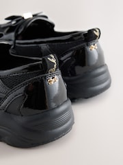 Baker by Ted Baker Black Patent Loafer Trainers - Image 4 of 6