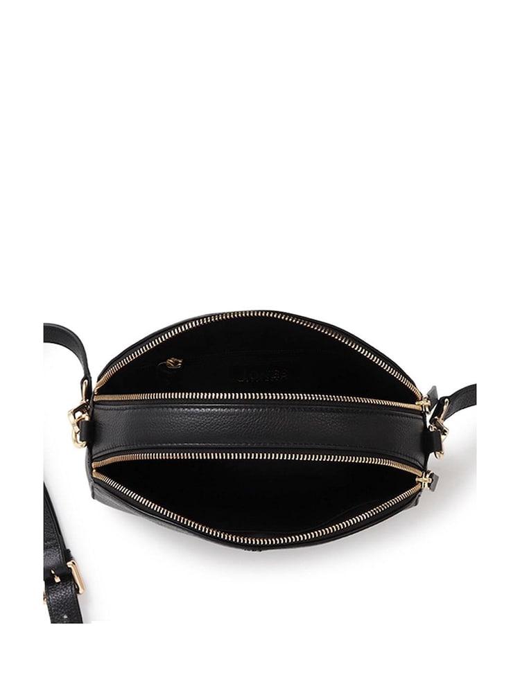 Jones Bootmaker Black Wendell Cross-Body Bag - Image 3 of 3 Jones Bootmaker Black Wendell Cross-Body Bag - Image 3 of 3
