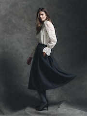 Y.A.S Cream Long Sleeve Shirt - Image 1 of 4