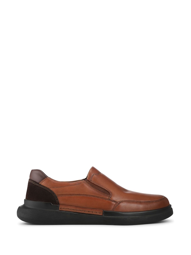 Pavers Brown Elasticated Lightweight Slip In Shoes - Image 1 of 5 Pavers Brown Elasticated Lightweight Slip In Shoes - Image 1 of 5