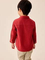 Red Long Sleeve Melange Brushed Character Shirt (3mths-7yrs) - Image 3 of 4