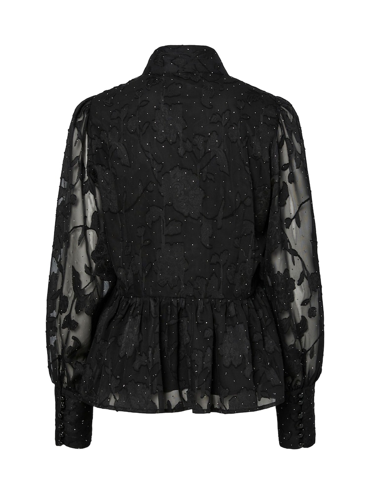 Μακρυμάνικη Μπλούζα Y.A.S Sparkle Mesh - Εικόνα 2 του 2