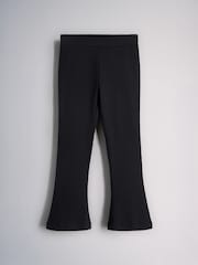 The Set 3 Pack Ribbed Flare Leggings Black - Image 2 of 6