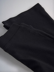 The Set 3 Pack Ribbed Flare Leggings Black - Image 6 of 6