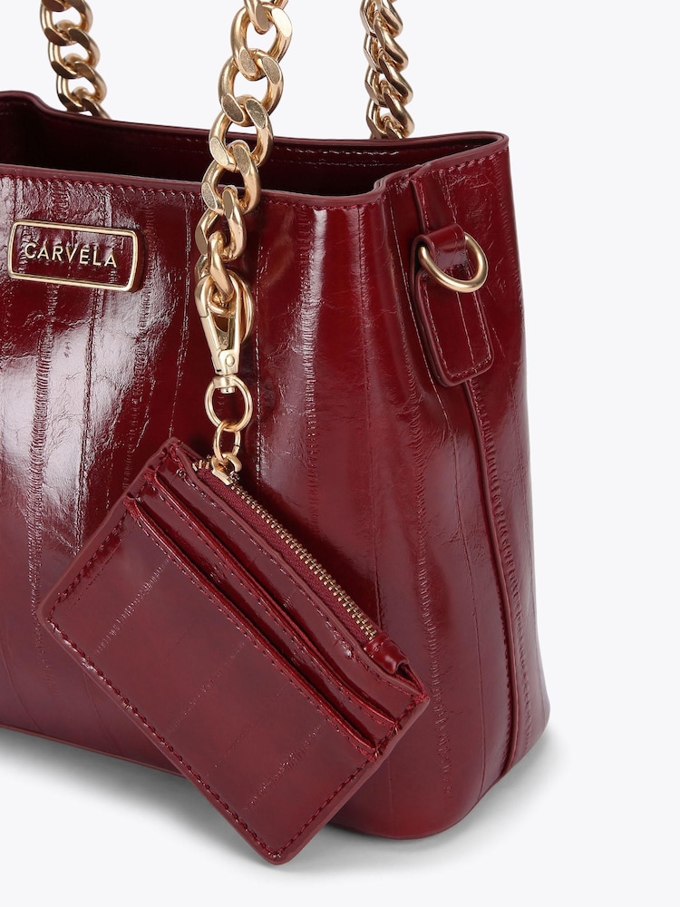 Carvela Red Mini Cammie 3 Bag - Image 5 of 5 Carvela Red Mini Cammie 3 Bag - Image 5 of 5