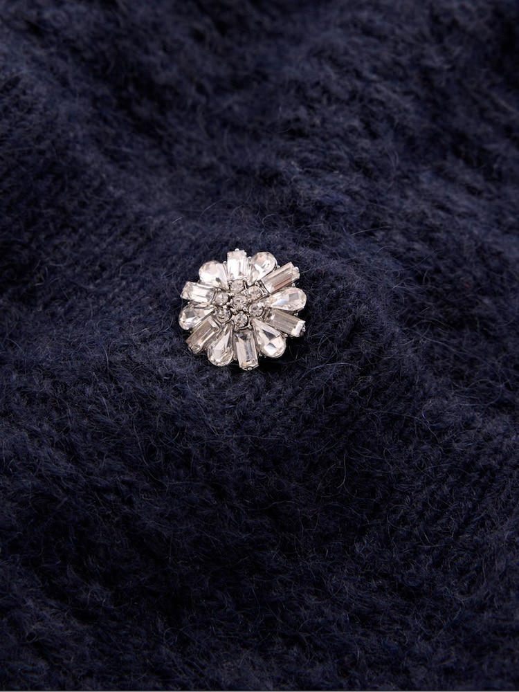 Boden Blue Jewel Button Cardigan - Image 6 of 6 Boden Blue Jewel Button Cardigan - Image 6 of 6