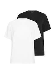 PixieGirl Petite Black Oversized T-Shirts 2 Pack - Image 6 of 8