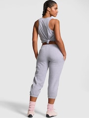 Victoria's Secret Pink Medium Heather Grey Capri Joggers - Image 2 of 2