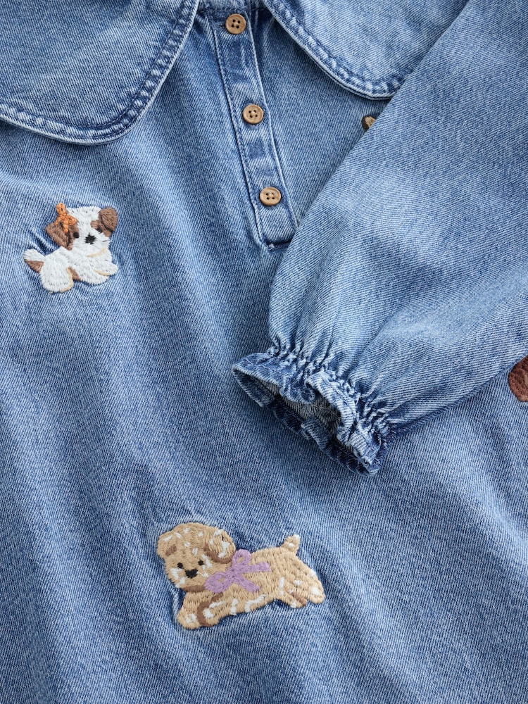 designer indo western dress Rust Stylist Top Crepe Silk Colour:Turquoise Smocked Button Front Denim SCH004936_R_L The heavy embroidery on