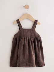 Chocolate Brown Sleeveless Cord Pinafore (3mths-8yrs) - Image 7 of 8
