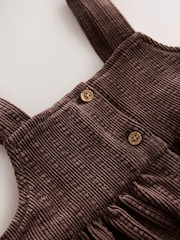 Chocolate Brown Sleeveless Cord Pinafore (3mths-8yrs) - Image 8 of 8