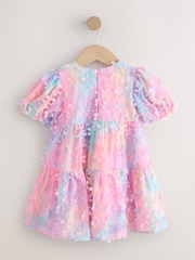 Rainbow Short Sleeve 3D Flowers Dress (3mths-8yrs) - Image 6 of 8