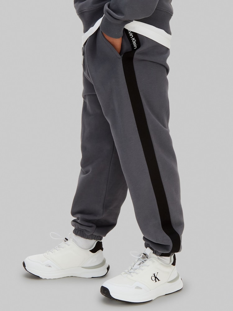 Calvin Klein Jeans Grey Relaxed Logo Tracksuit - Image 9 of 9 Calvin Klein Jeans Grey Relaxed Logo Tracksuit - Image 9 of 9