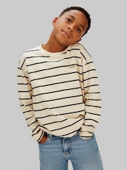 Calvin Klein Jeans Relaxed Striped T-Shirt - Imaginea 1 din 4