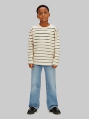 Calvin Klein Jeans Relaxed Striped T-Shirt - Imaginea 2 din 4