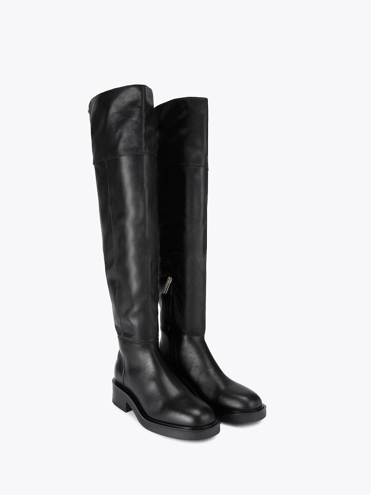 Carvela Black Napoli Over The Knee Boots - Image 2 of 4 Carvela Black Napoli Over The Knee Boots - Image 2 of 4