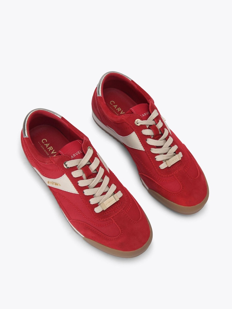 Carvela Red Costa Trainers - Image 2 of 4 Carvela Red Costa Trainers - Image 2 of 4