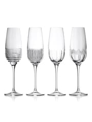 Waterford Mixed Mixology Flute Glasses 335ml Mixed Set of 4 - Image 2 of 4