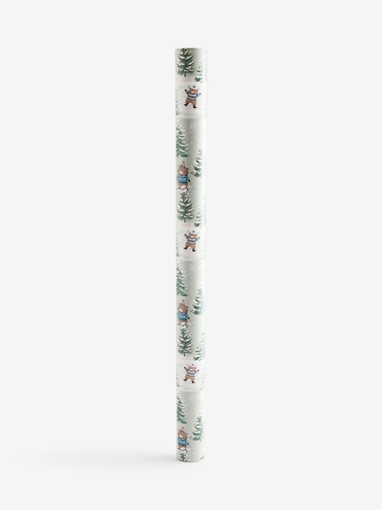 Green Apres Hamish the Highland Cow Standard Width 15m Christmas Wrapping Paper - Image 3 of 3 Green Apres Hamish the Highland Cow Standard Width 15m Christmas Wrapping Paper - Image 3 of 3