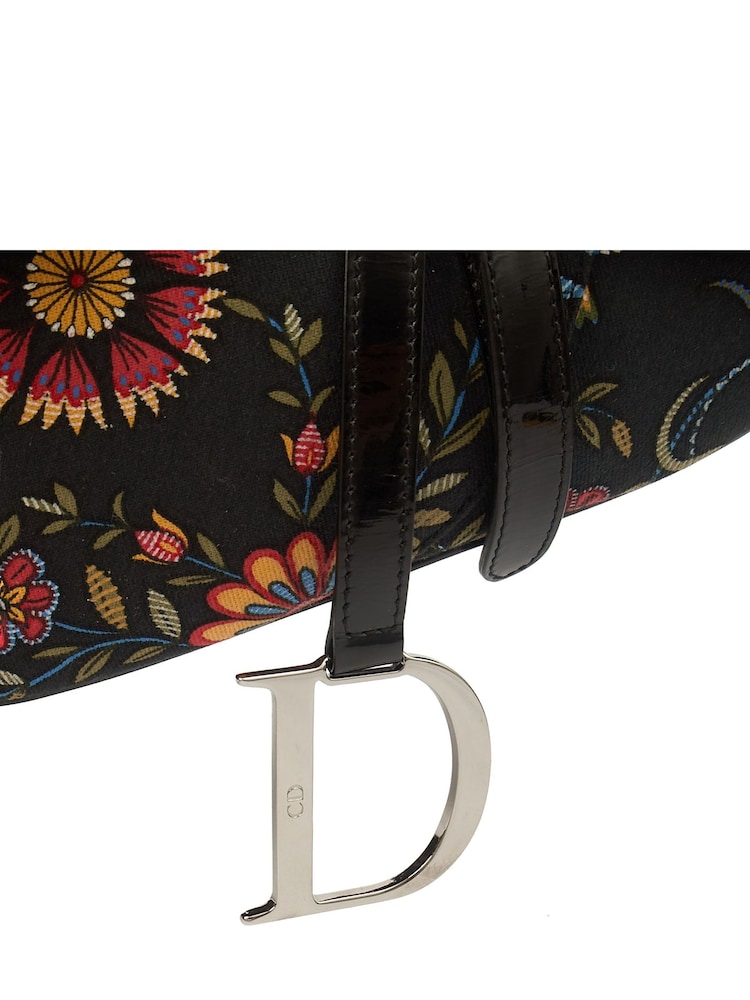 Christian Black Dior Saddle Bag Shoulder Bag - Image 6 of 6 Christian Black Dior Saddle Bag Shoulder Bag - Image 6 of 6