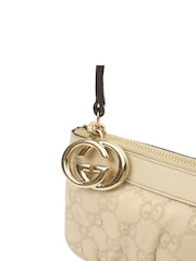 Gucci Cream Princy Wristlet Clutch - Image 5 of 6