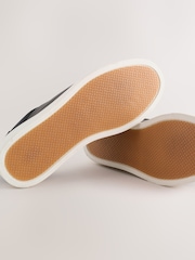 Black Wide Fit Smart Casual Longline Trainers - Image 5 of 5