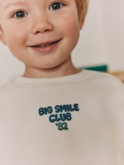 White and Green Long Sleeve Top and Trousers Set (3mths-7yrs) - Image 2 of 9