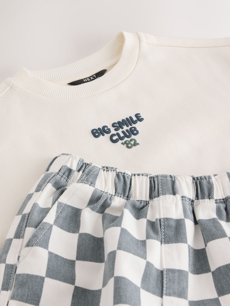 White and Green Long Sleeve Top and Trousers Set (3mths-7yrs) - Image 9 of 9 White and Green Long Sleeve Top and Trousers Set (3mths-7yrs) - Image 9 of 9