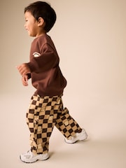 Brown Long Sleeve Top and Trousers Set (3mths-7yrs) - Image 2 of 4