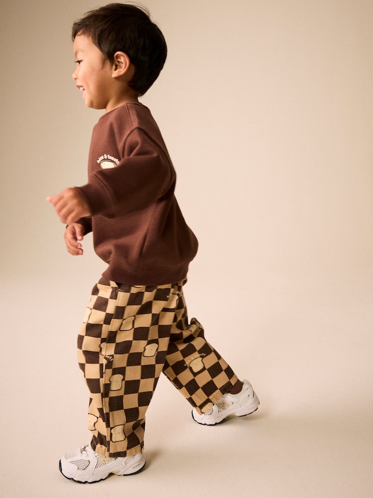 Brown Long Sleeve Top and Trousers Set (3mths-7yrs) - Image 2 of 4 Brown Long Sleeve Top and Trousers Set (3mths-7yrs) - Image 2 of 4