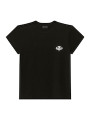 Calvin Klein Black Cocktail Logo Graphic Slim T-Shirt - Image 6 of 6