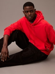 Calvin Klein Black Cotton Stretch Straight Fit Cargo Trousers - Image 5 of 6