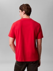 Calvin Klein Red Matchbox Logo Graphic Relaxed T-Shirt - Image 2 of 6