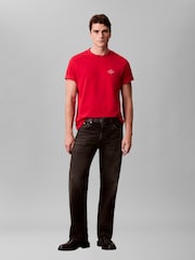 Calvin Klein Red Matchbox Logo Graphic Relaxed T-Shirt - Image 3 of 6