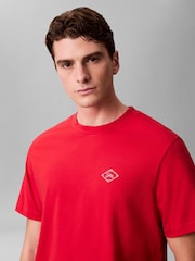 Calvin Klein Red Matchbox Logo Graphic Relaxed T-Shirt - Image 4 of 6