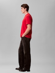 Calvin Klein Red Matchbox Logo Graphic Relaxed T-Shirt - Image 5 of 6