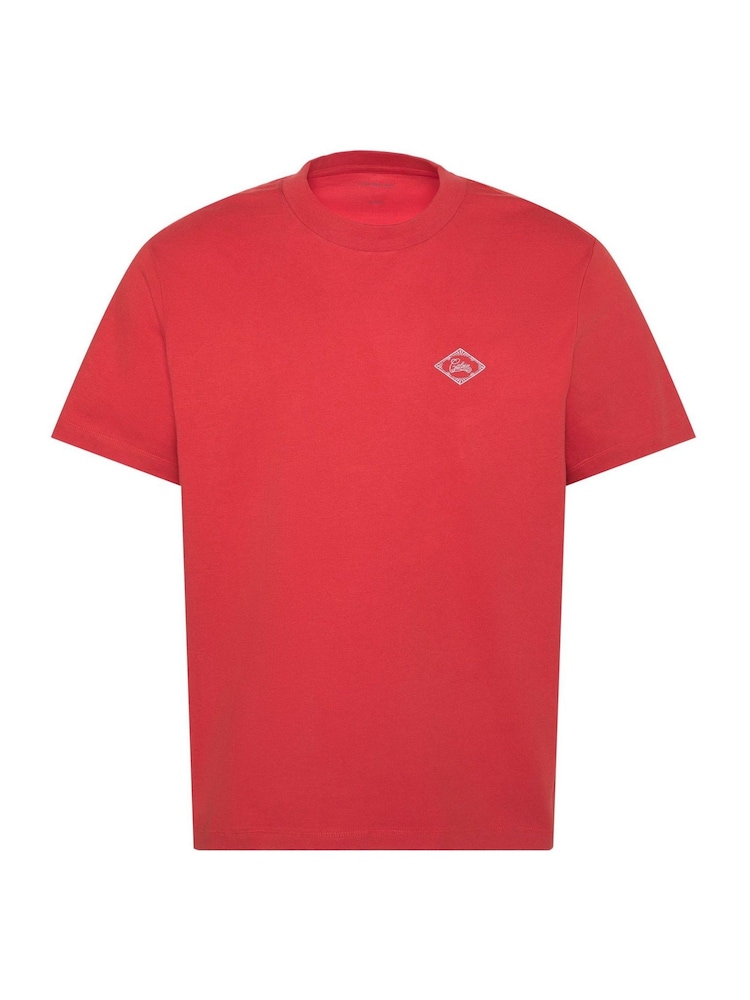 Calvin Klein Red Matchbox Logo Graphic Relaxed T-Shirt - Image 6 of 6 Calvin Klein Red Matchbox Logo Graphic Relaxed T-Shirt - Image 6 of 6