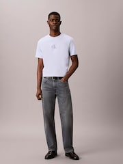 Calvin Klein Short Sleeve 30s Micro Monologo Graphic T-Shirt - Imagen 4 de 6