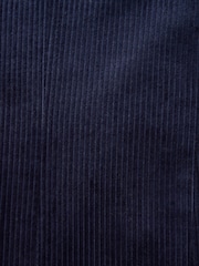 Navy Blue Regular Fit Corduroy Blazer - Image 12 of 12