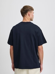 !Solid Blue Box Fit T-Shirt - Image 2 of 5