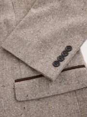 Neutral - Wool Blend Donegal Textured Blazer - Bild 10 von 11