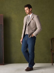 Neutral - Wool Blend Donegal Textured Blazer - Bild 2 von 11