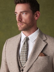 Neutral - Wool Blend Donegal Textured Blazer - Bild 4 von 11