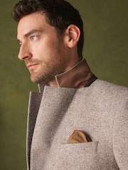 Neutral - Wool Blend Donegal Textured Blazer - Bild 5 von 11