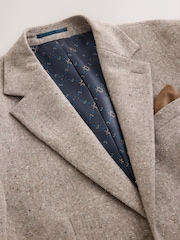 Neutral - Wool Blend Donegal Textured Blazer - Bild 7 von 11
