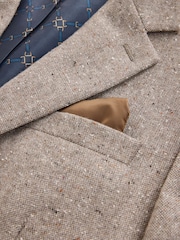 Neutral - Wool Blend Donegal Textured Blazer - Bild 9 von 11